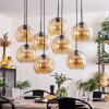 KOYOTO Pendant Light - glass Amber, 8-light sources