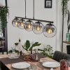 GASTOR Pendant Light - glass clear, Smoke-coloured, 5-light sources