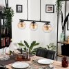 GASTOR Pendant Light - glass Amber, clear, 3-light sources