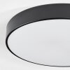 DIAGONAL Ceiling Light LED black, 1-light source, Remote control