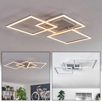 OBO Ceiling Light LED titanium, 1-light source