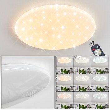 BENIFLA Ceiling Light LED white, 1-light source, Remote control