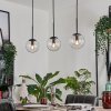 GASTOR Pendant Light - glass clear, 3-light sources