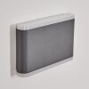GRUDE Outdoor Wall Light LED anthracite, 2-light sources