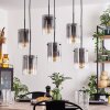 PARANE Pendant Light clear, Smoke-coloured, 6-light sources