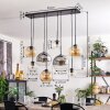 KOYOTO Pendant Light - glass Amber, clear, Smoke-coloured, 8-light sources