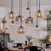 KOYOTO Pendant Light - glass Amber, clear, Smoke-coloured, 8-light sources
