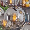 KOYOTO Pendant Light - glass clear, Smoke-coloured, 6-light sources