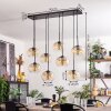 APEDO Pendant Light - glass Amber, clear, 8-light sources