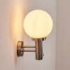 NAPASKIAK Outdoor Wall Light matt nickel, 1-light source, Motion sensor