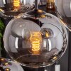 APEDO Pendant Light - glass Smoke-coloured, 8-light sources