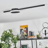 AMDAL Ceiling Light LED black, 2-light sources