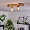 MONTGOMERY Ceiling Light Ecru, black, 2-light sources