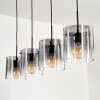 PARANE Pendant Light clear, Smoke-coloured, 4-light sources