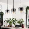 PARANE Pendant Light clear, Smoke-coloured, 3-light sources