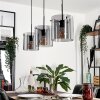 PARANE Pendant Light Smoke-coloured, 3-light sources