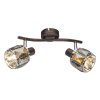 Globo INDIANA ceiling spotlight bronze, 2-light sources