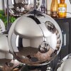 KOYOTO Pendant Light - glass chrome, Smoke-coloured, 8-light sources