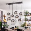 KOYOTO Pendant Light - glass clear, Smoke-coloured, 8-light sources