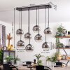 KOYOTO Pendant Light - glass clear, Smoke-coloured, 8-light sources