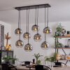 KOYOTO Pendant Light - glass clear, Smoke-coloured, 8-light sources