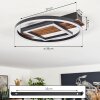TABONEIRA Ceiling Light LED black, 1-light source