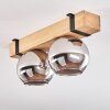 MONTGOMERY Ceiling Light - glass Ecru, black, 2-light sources