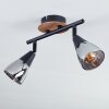 LETEQUE Ceiling Light Ecru, black, 2-light sources