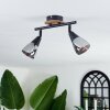 LETEQUE Ceiling Light Ecru, black, 2-light sources