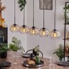 APEDO Pendant Light - glass Amber, clear, 5-light sources