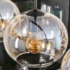 APEDO Pendant Light - glass Amber, clear, 5-light sources