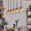 APEDO Pendant Light - glass Amber, clear, 5-light sources