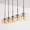 APEDO Pendant Light - glass Amber, clear, 5-light sources
