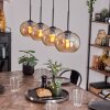 APEDO Pendant Light - glass Amber, 4-light sources