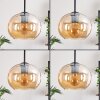 APEDO Pendant Light - glass Amber, 4-light sources