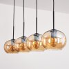 APEDO Pendant Light - glass Amber, 4-light sources