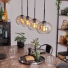 APEDO Pendant Light - glass Amber, clear, 4-light sources