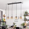 APEDO Pendant Light - glass Amber, clear, 4-light sources