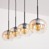APEDO Pendant Light - glass Amber, clear, 4-light sources