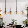 APEDO Pendant Light - glass Amber, clear, 4-light sources