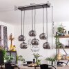 APEDO Pendant Light - glass Smoke-coloured, 6-light sources