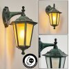 LORIA Outdoor Wall Light green, black, 1-light source