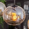 APEDO Pendant Light - glass Amber, 3-light sources