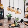 APEDO Pendant Light - glass Amber, 3-light sources