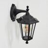LORIA Outdoor Wall Light black, 1-light source