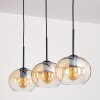APEDO Pendant Light - glass Amber, clear, 3-light sources