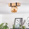 MONTGOMERY Ceiling Light - glass Ecru, black, 1-light source
