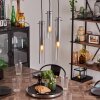 CAIMITTE Pendant Light clear, Smoke-coloured, 3-light sources