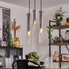 CAIMITTE Pendant Light clear, Smoke-coloured, 3-light sources