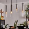 CAIMITTE Pendant Light clear, Smoke-coloured, 4-light sources